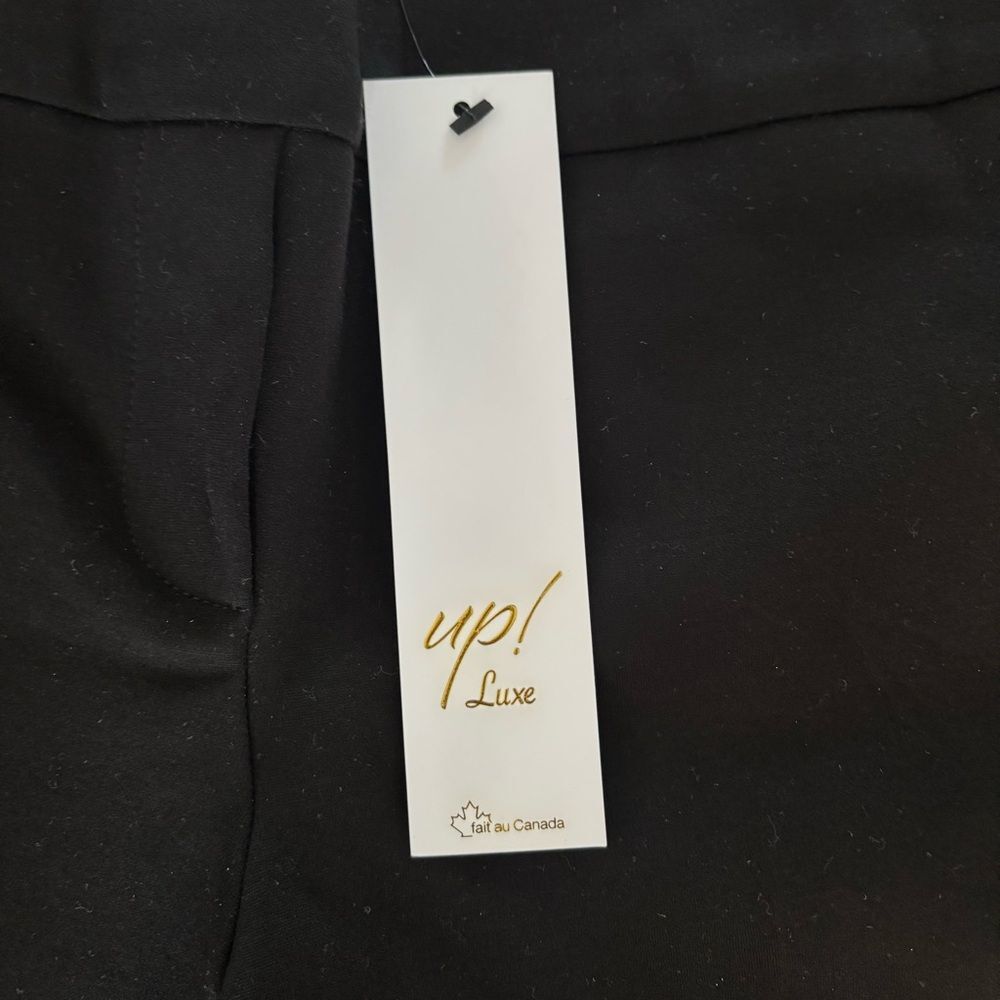 Up! Luxe Black Ponte Bootcut Pants Size 8 Made in Canada NWT - Picture 4 of 8